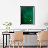 EMERALD | FRAMED & MOUNTED