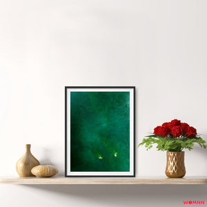 EMERALD | FRAMED & MOUNTED