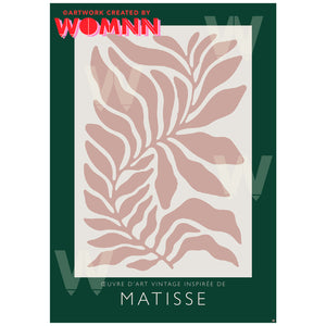 MATISSE COLLECTION | PLANT | GREEN & PINK | ART PRINT