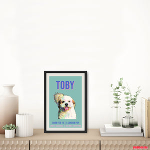 PET DOG PORTRAIT | CUSTOM ART PRINT