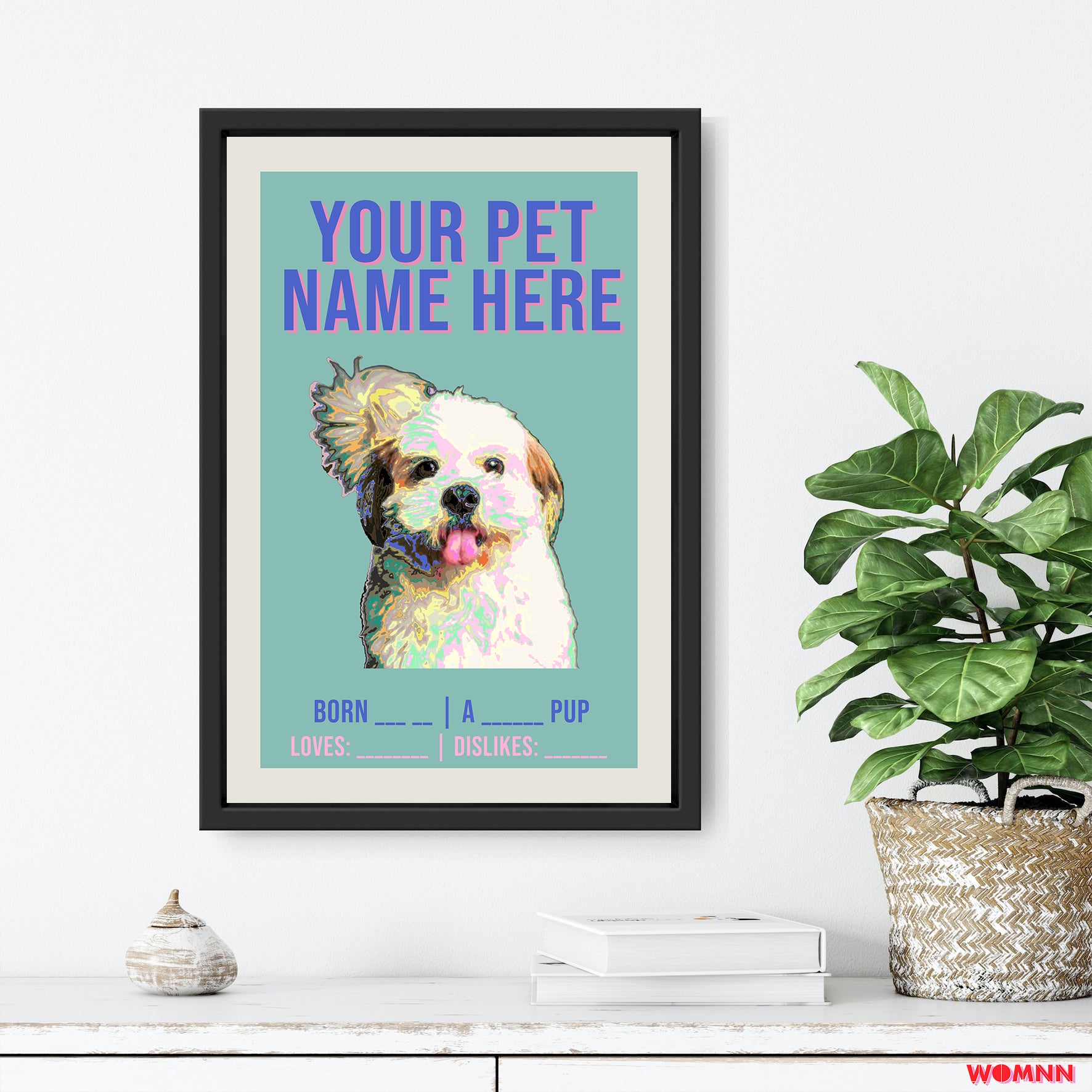 PET DOG PORTRAIT | CUSTOM ART PRINT