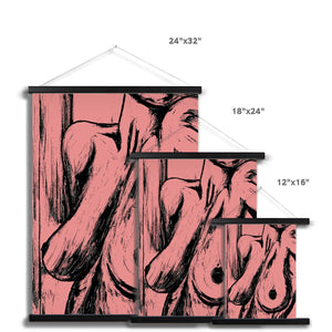 THELMA | DUSTY PINK | WALL ART HANGER